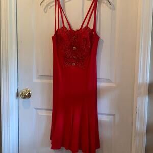 Uzanel 12 red formal evening gown